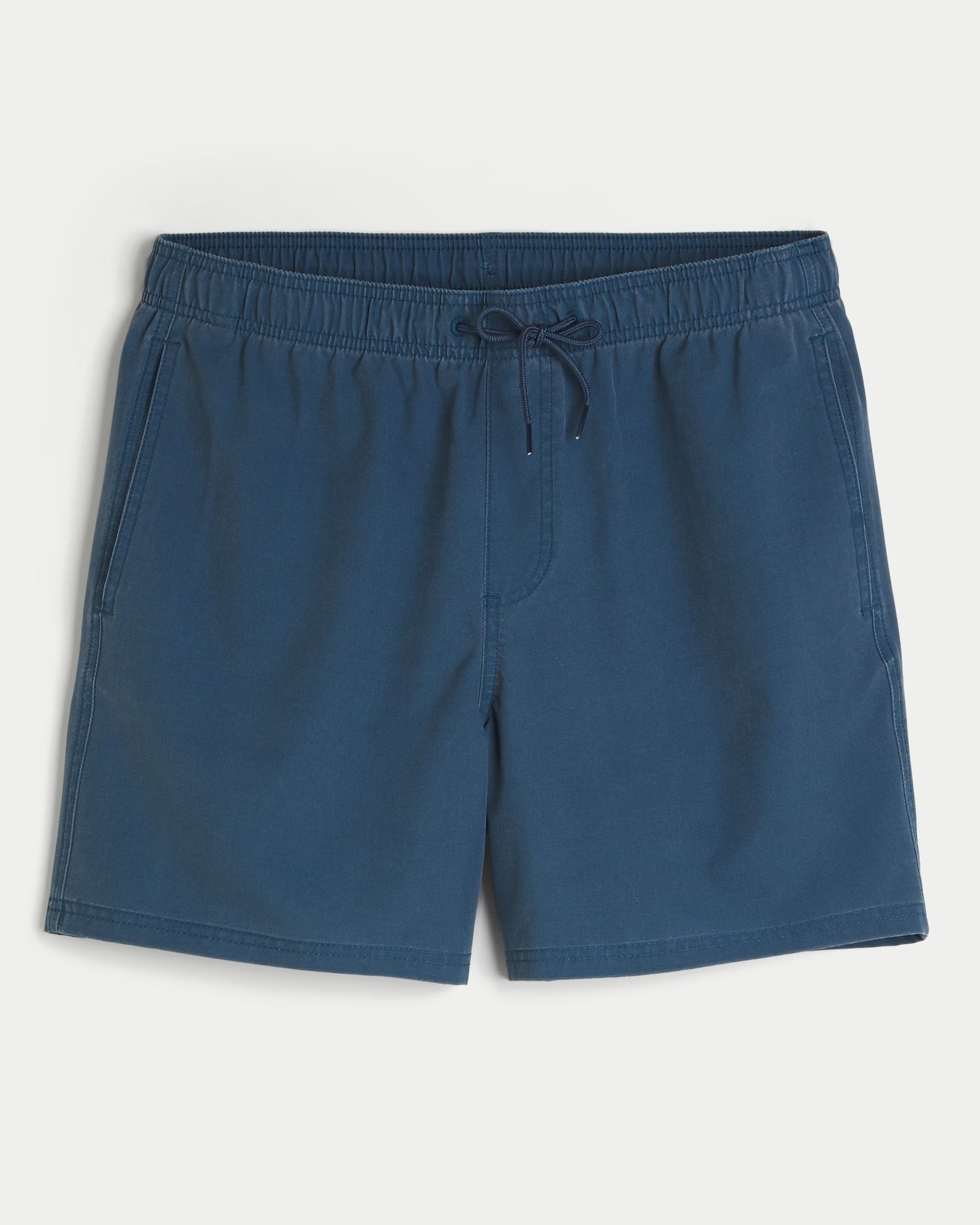 Traje de baño de cloqué tipo short descolorado