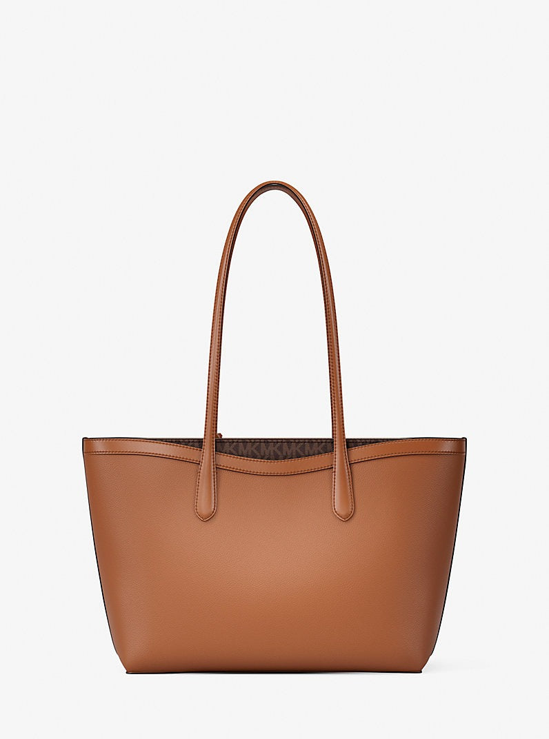 Cartera grande Arden de piel granulada