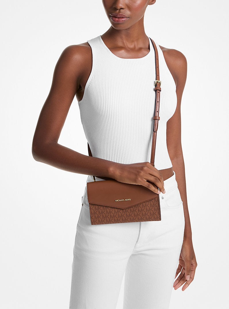 Cartera grande Charlotte de piel Saffiano 3 en 1