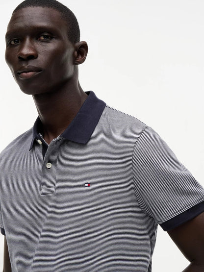 Chemise de punto con patrón de rayas