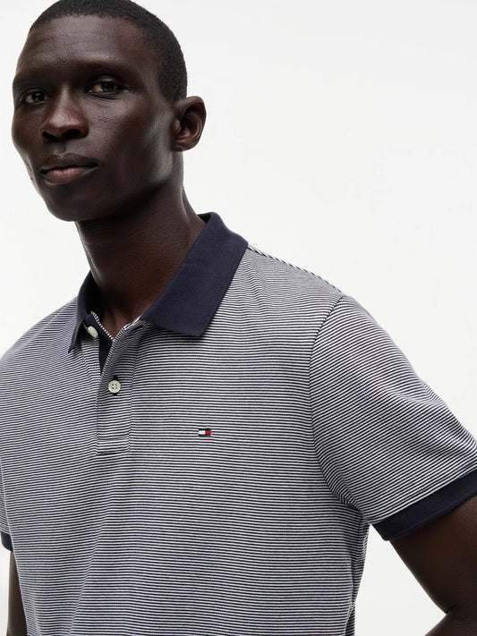 Chemise de punto con patrón de rayas