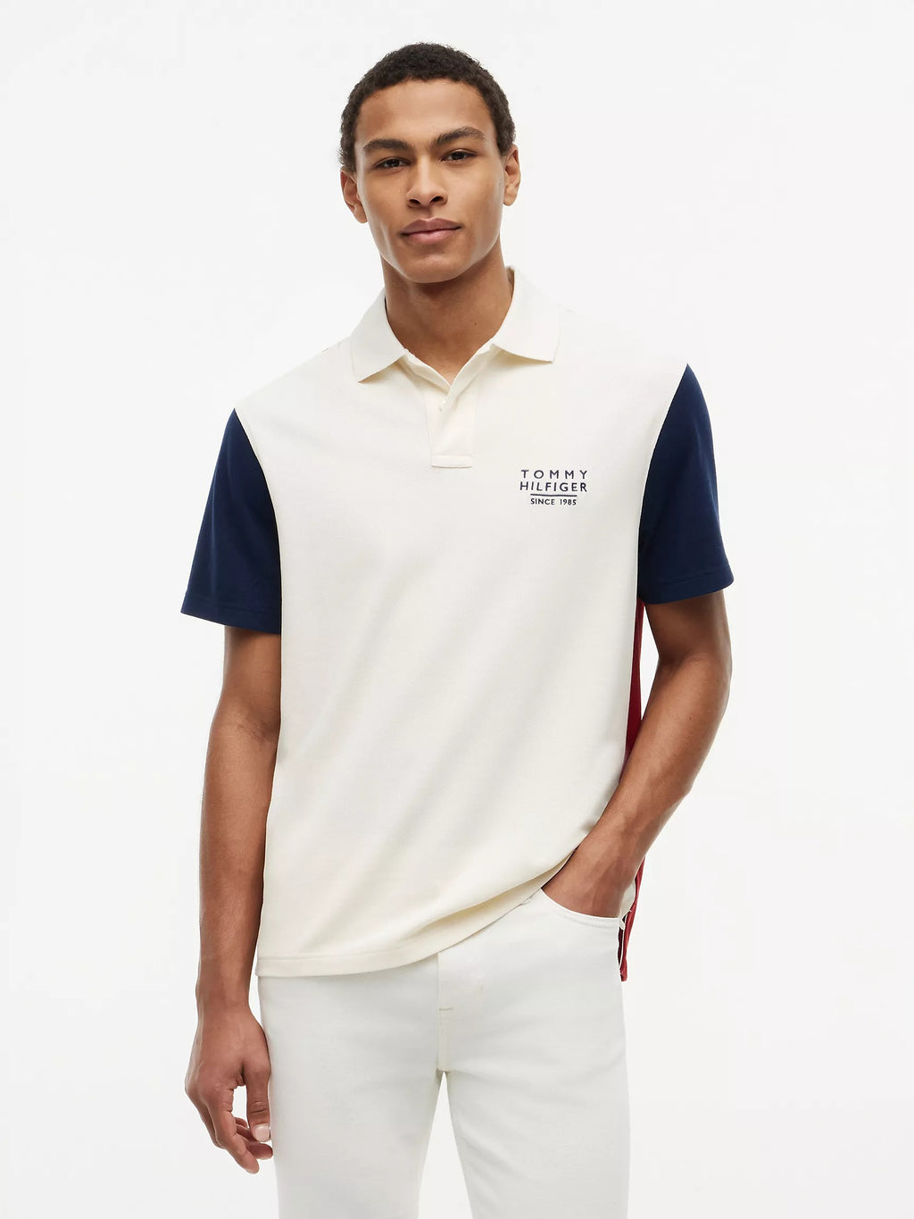 Chemise regular con colores combinados y logo