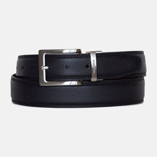 Cinturón reversible con textura