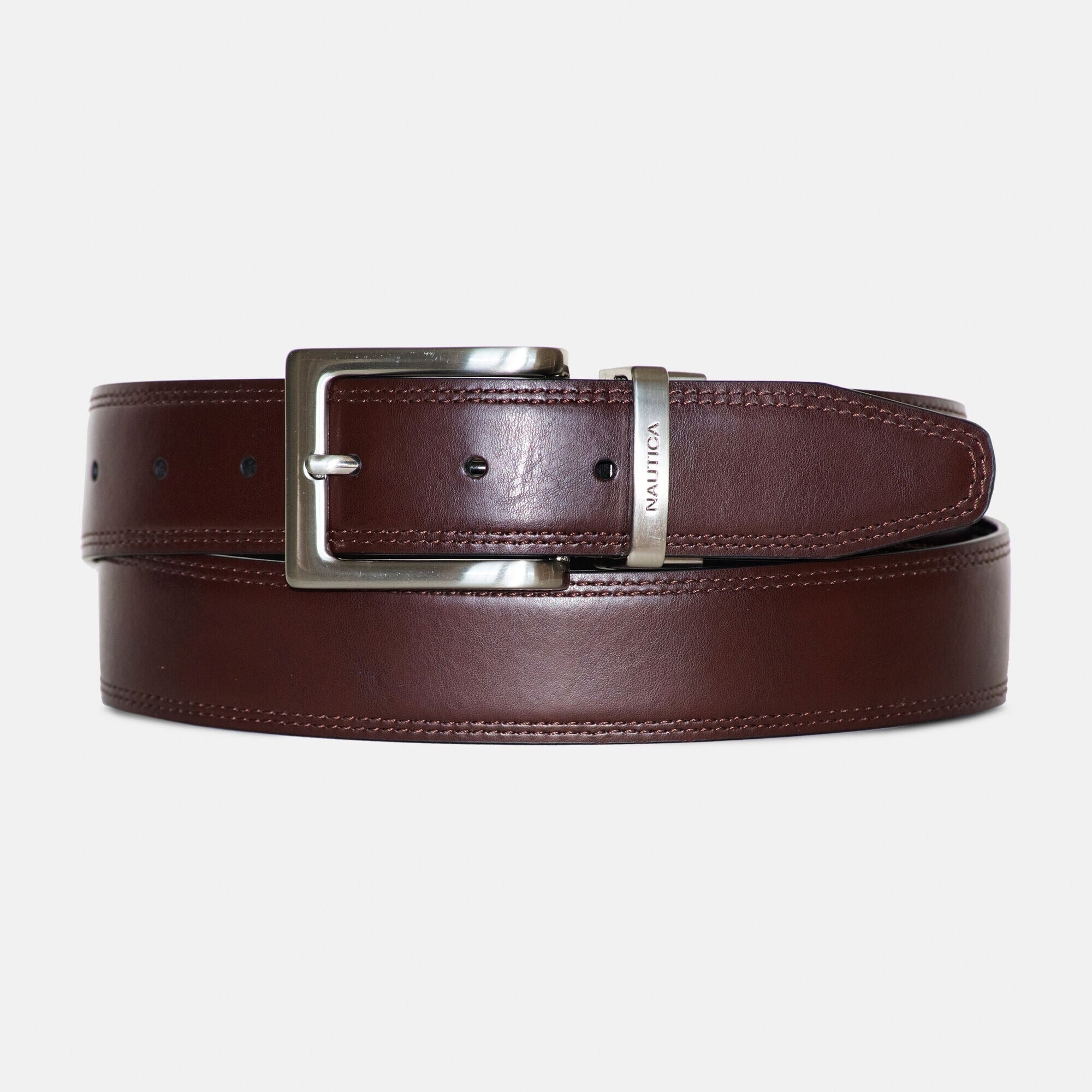 Cinturón reversible con textura