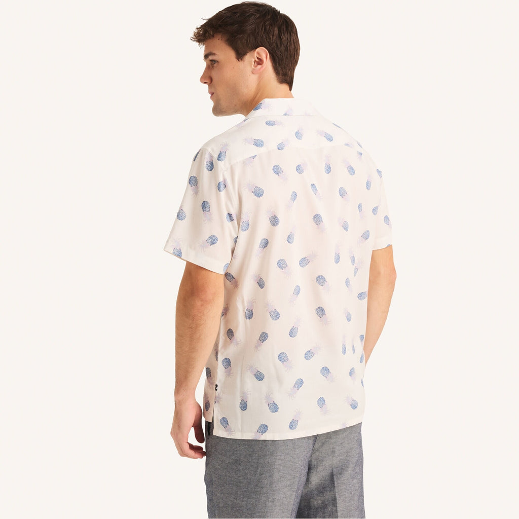 Camisa manga corta con estampado de pina