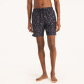 Traje de baño estampado tipo short 6" secado rápido
