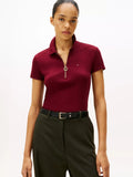 Chemise ajustada con cremallera de aro