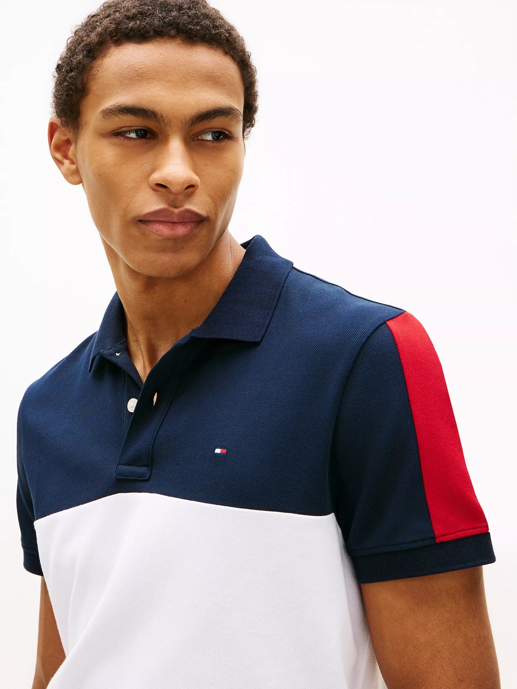 Chemise regular con colores combinados