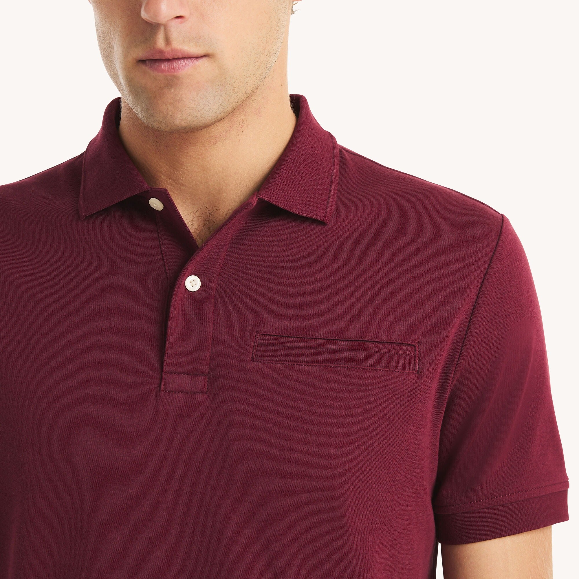 Chemise clásica de algodón con bolsillo