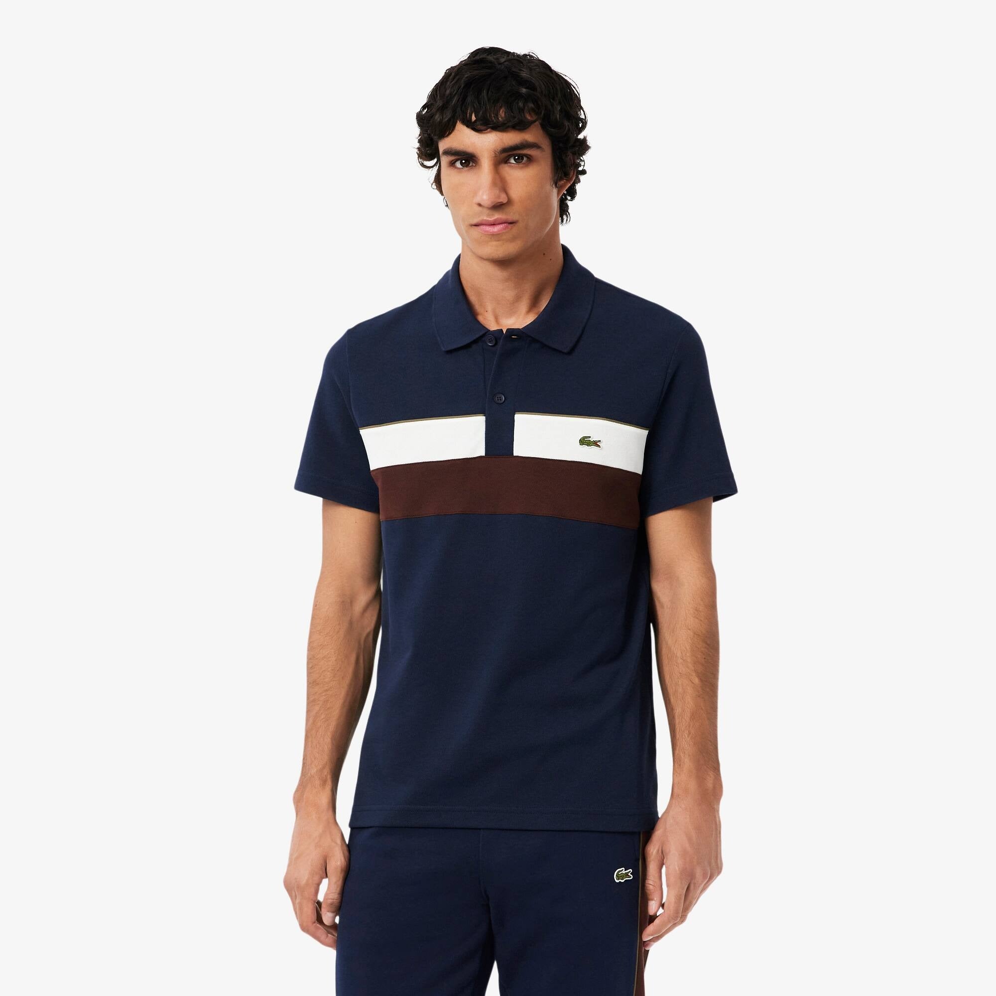 Chemise regular con colores combinados y logo