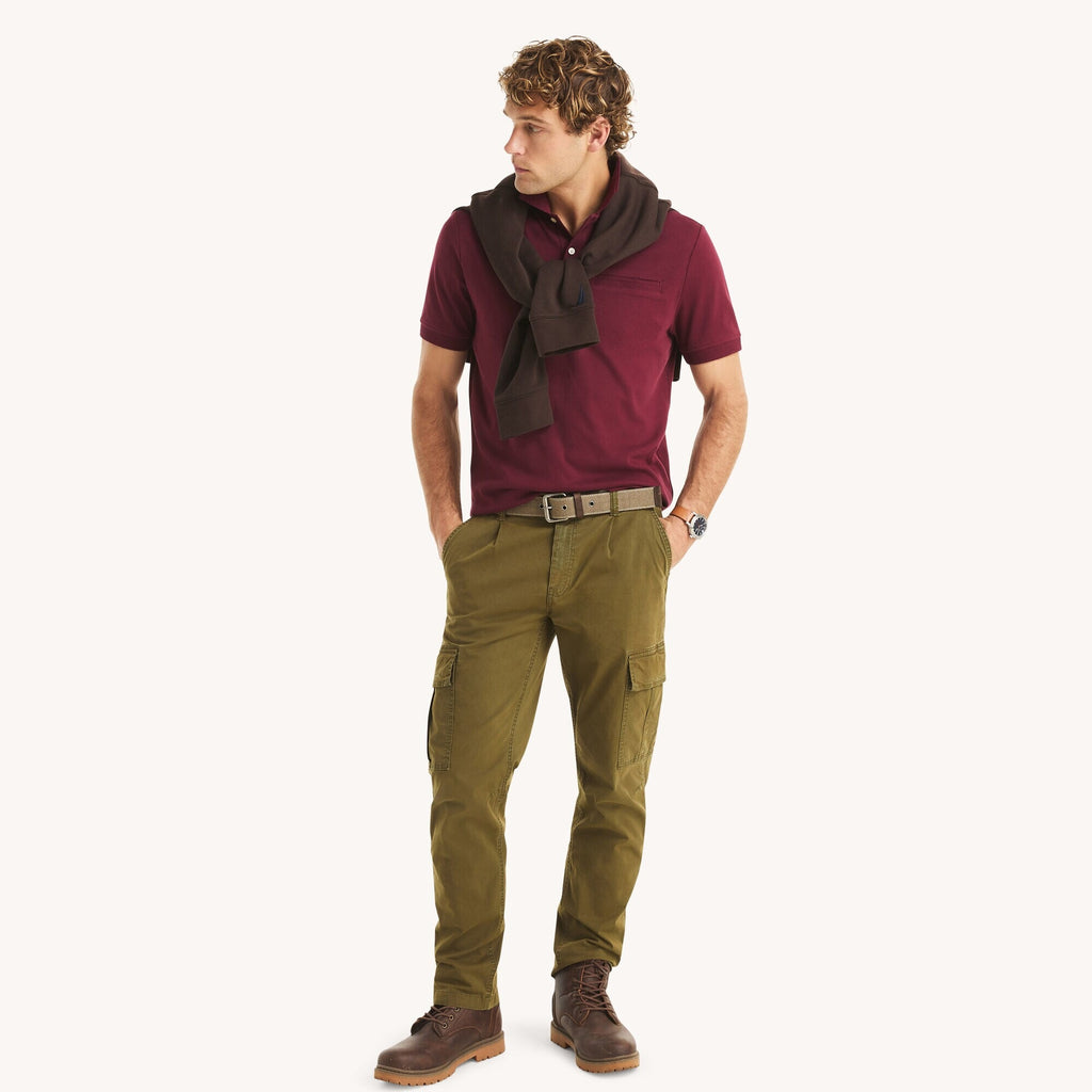 Chemise clásica de algodón con bolsillo
