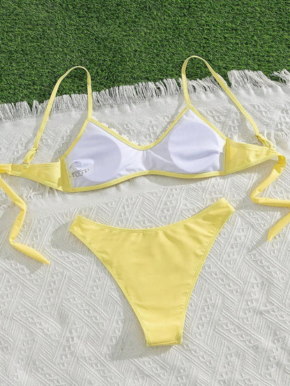 Bikini de encaje de margaritas