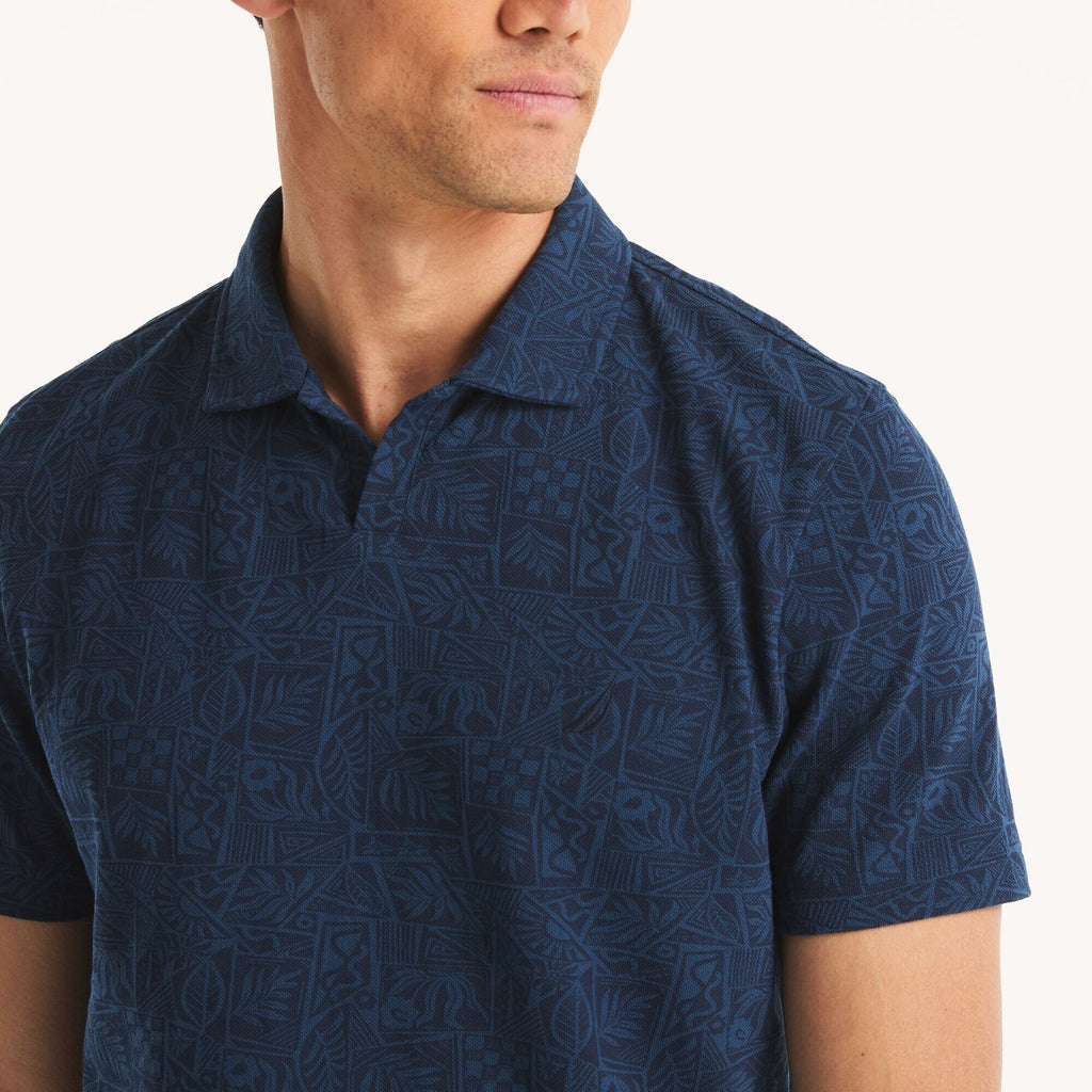 Chemise clásico con estampado tropical