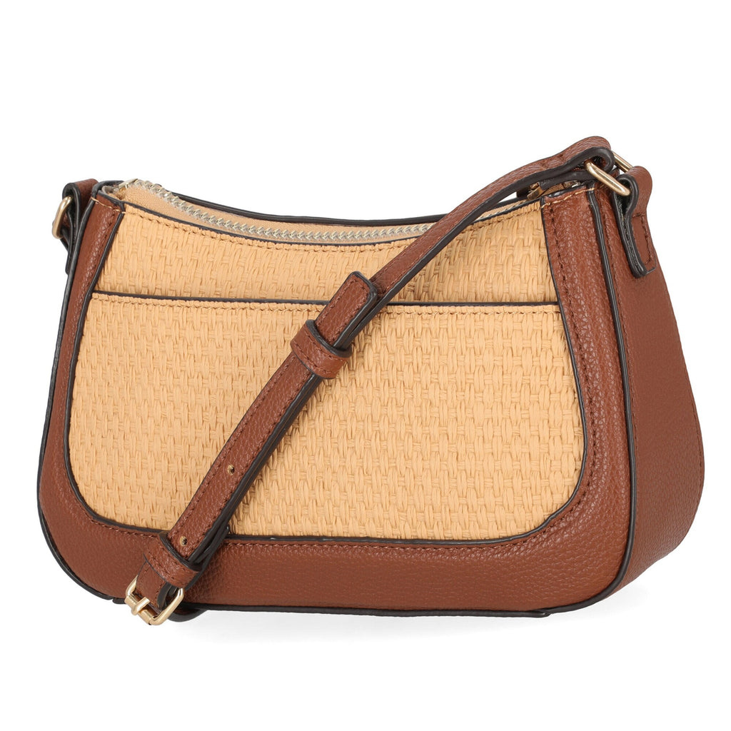 Bolso tipo bandolero tejido