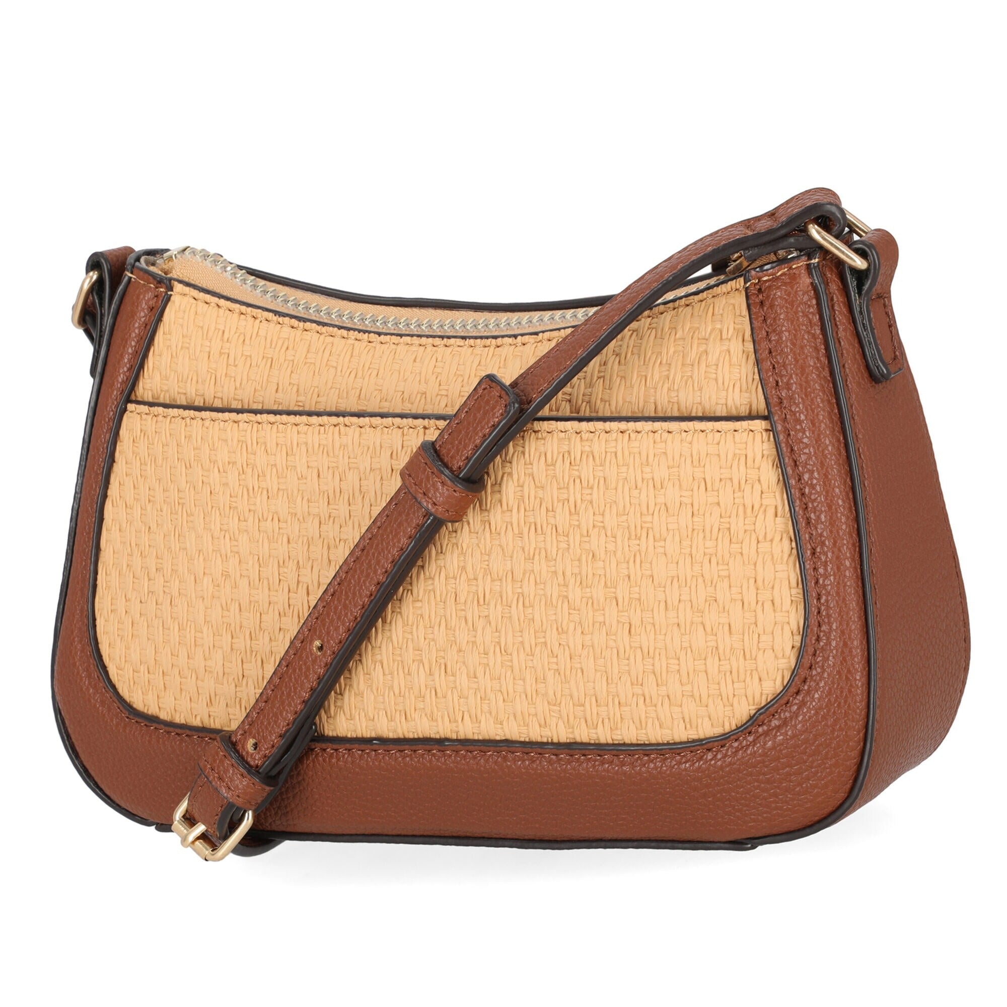 Bolso tipo bandolero tejido