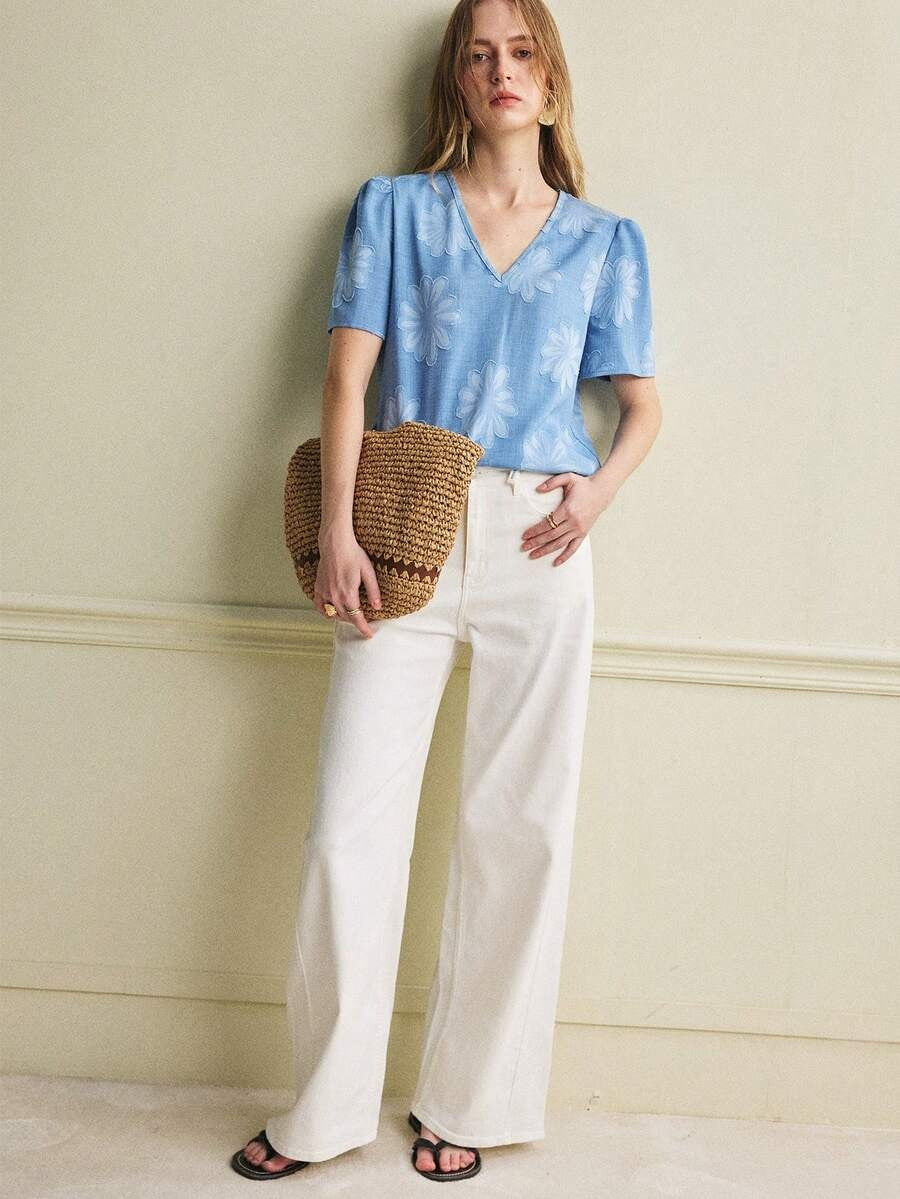 Blusa con flores