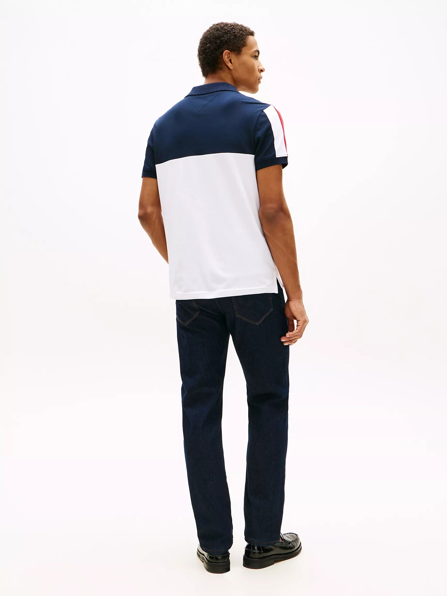 Chemise regular con colores combinados