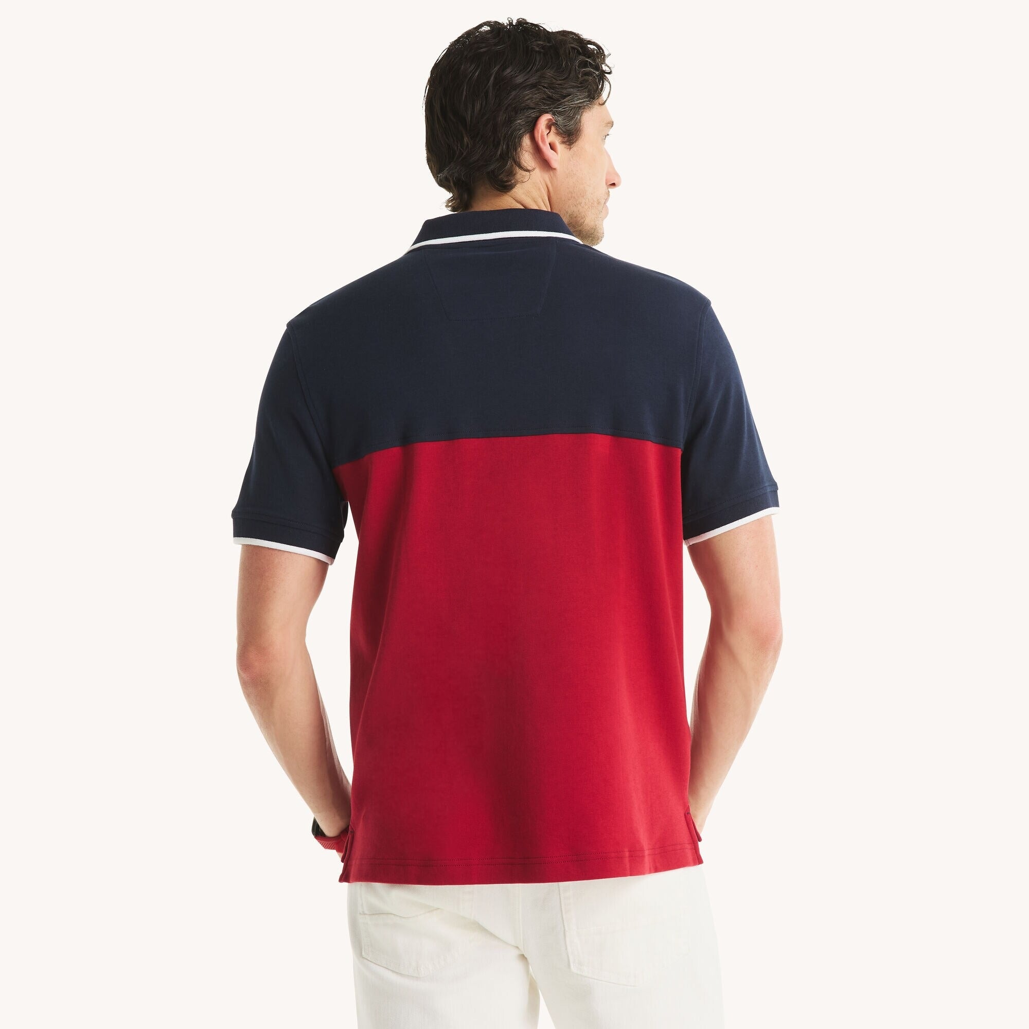 Chemise de algodón con colores combinados