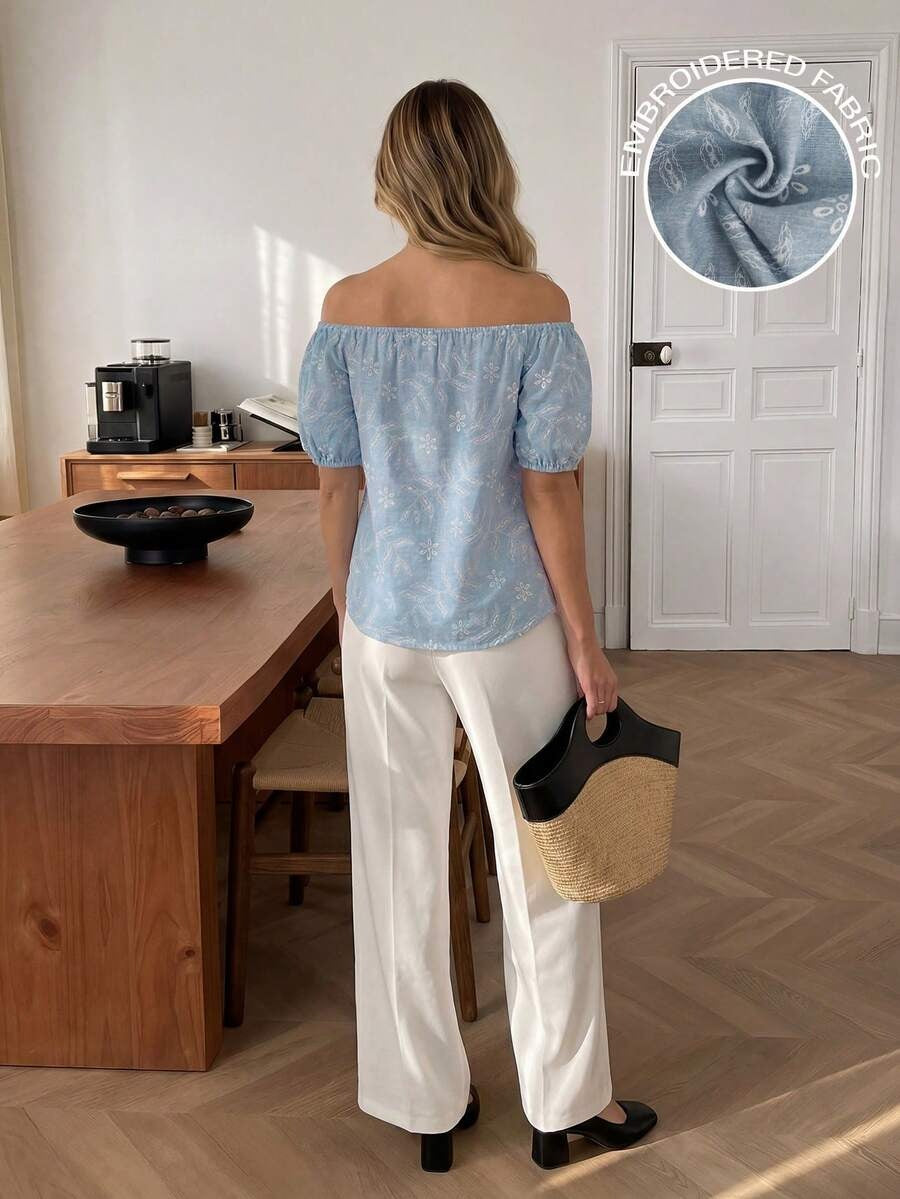 Blusa con mangas tipo farol