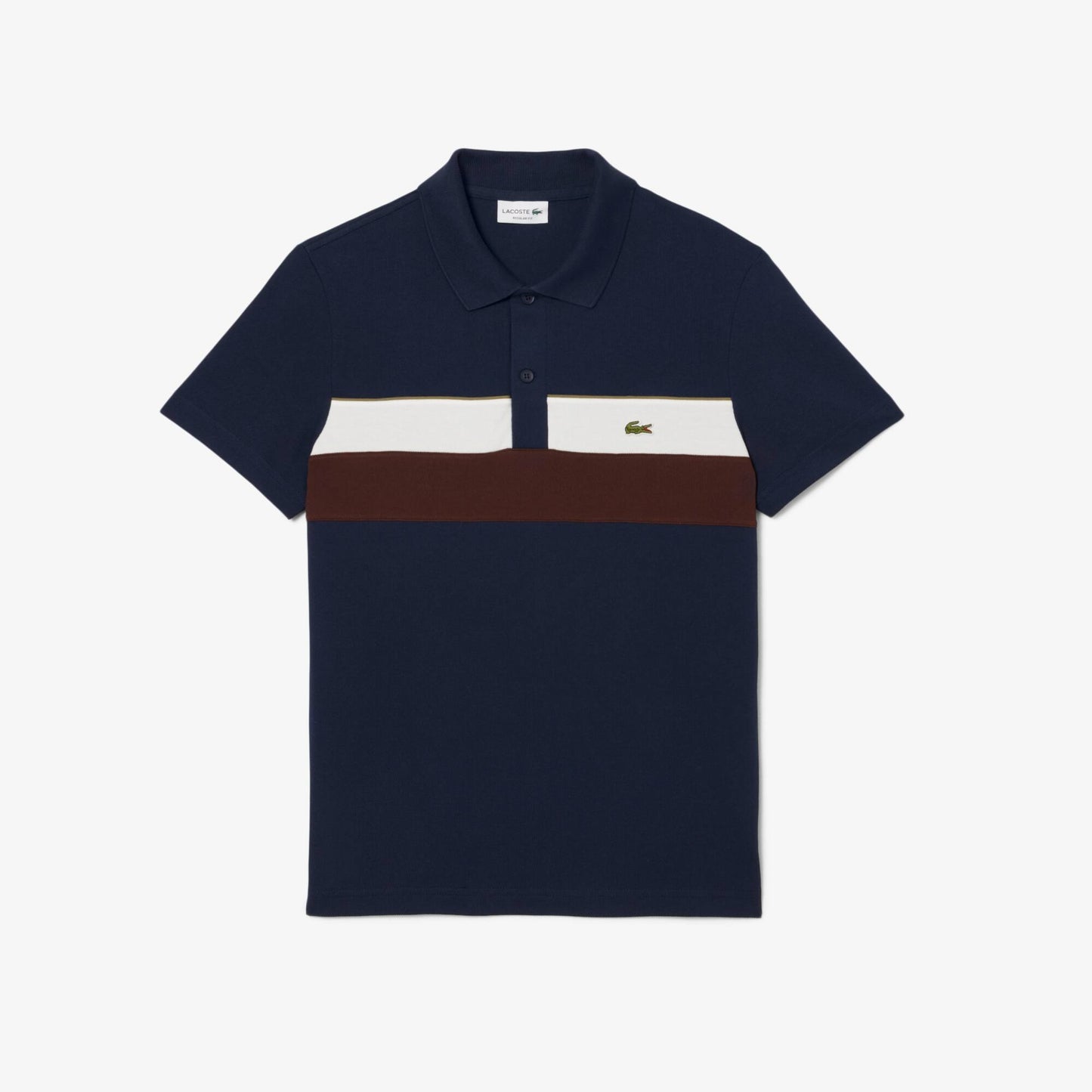 Chemise regular con colores combinados y logo