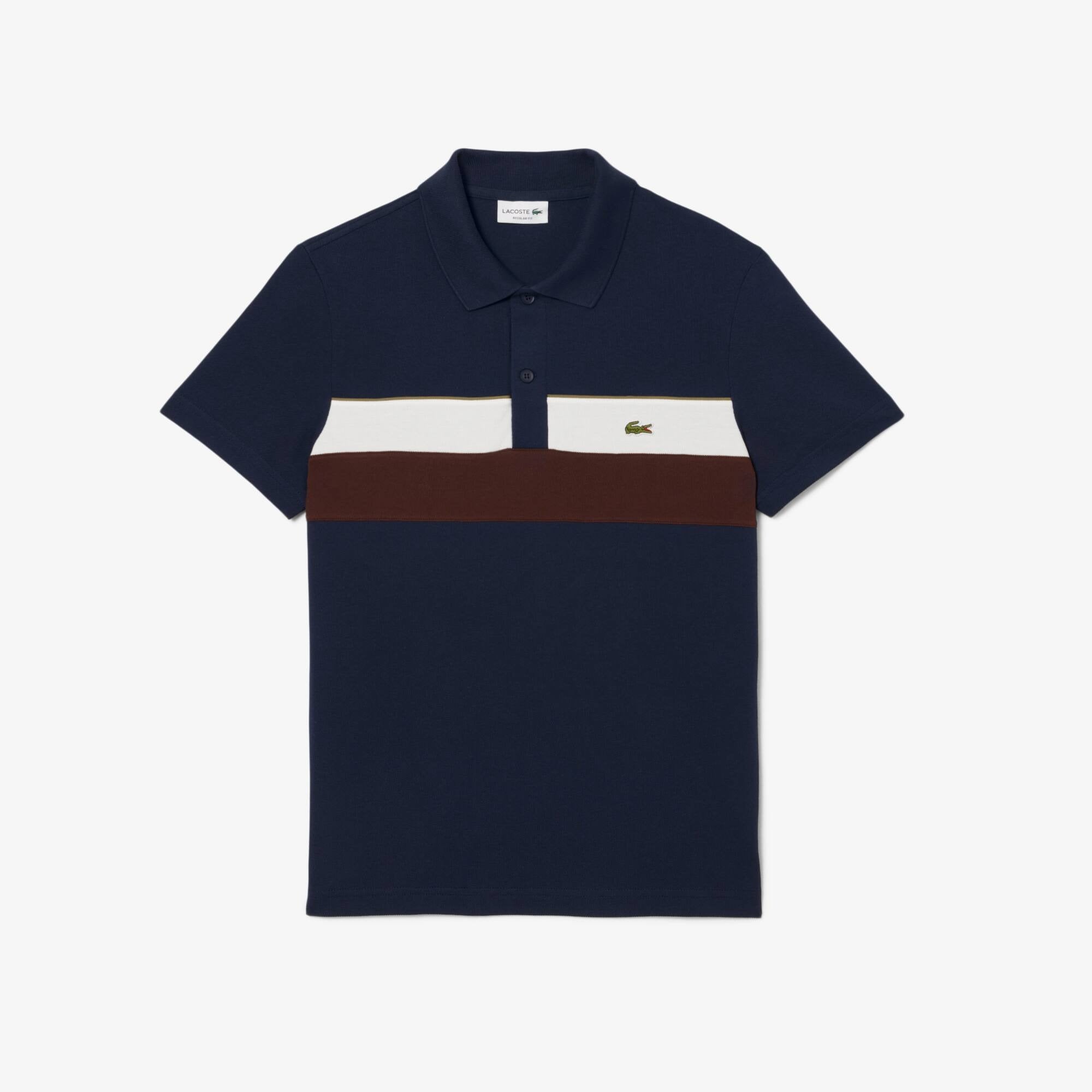 Chemise regular con colores combinados y logo