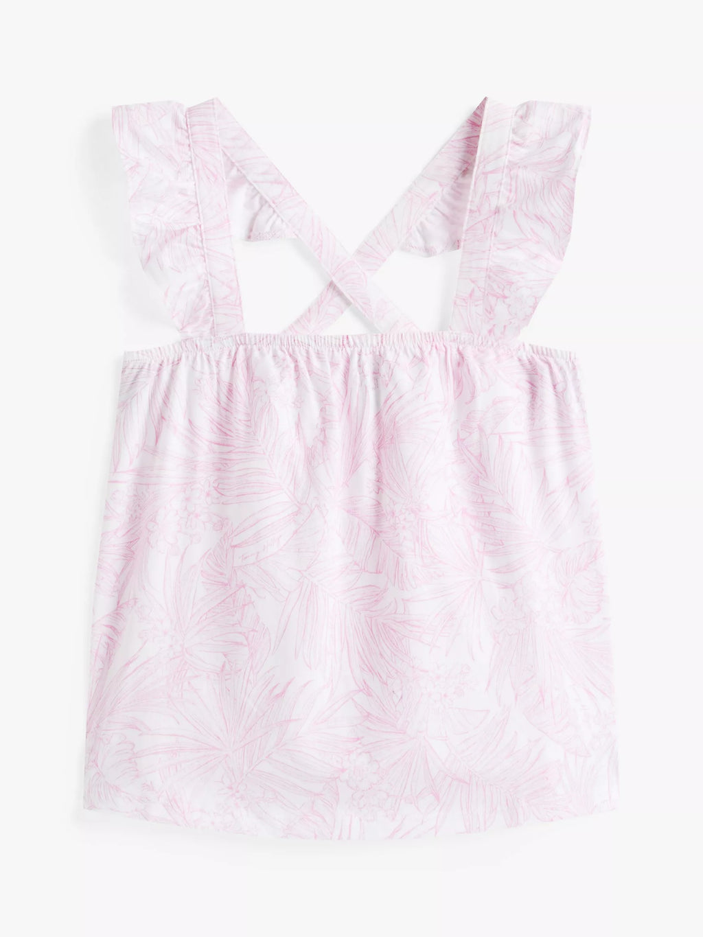 Top con estampado tropical para niña