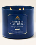 Vela 3 mechas Midnight Blue Citrus