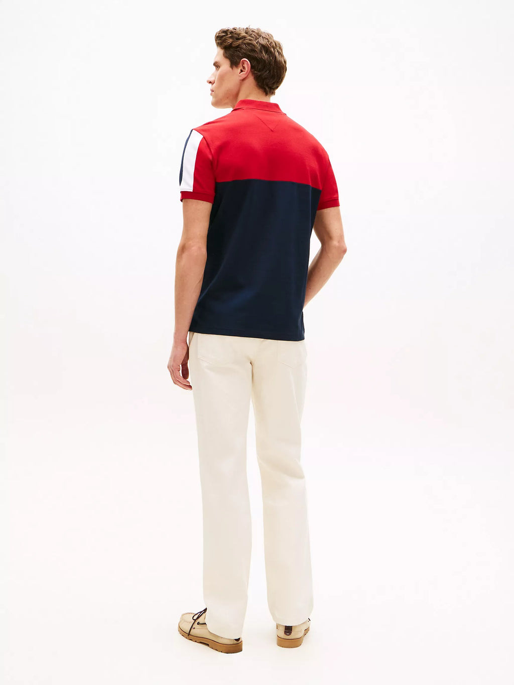 Chemise regular con colores combinados