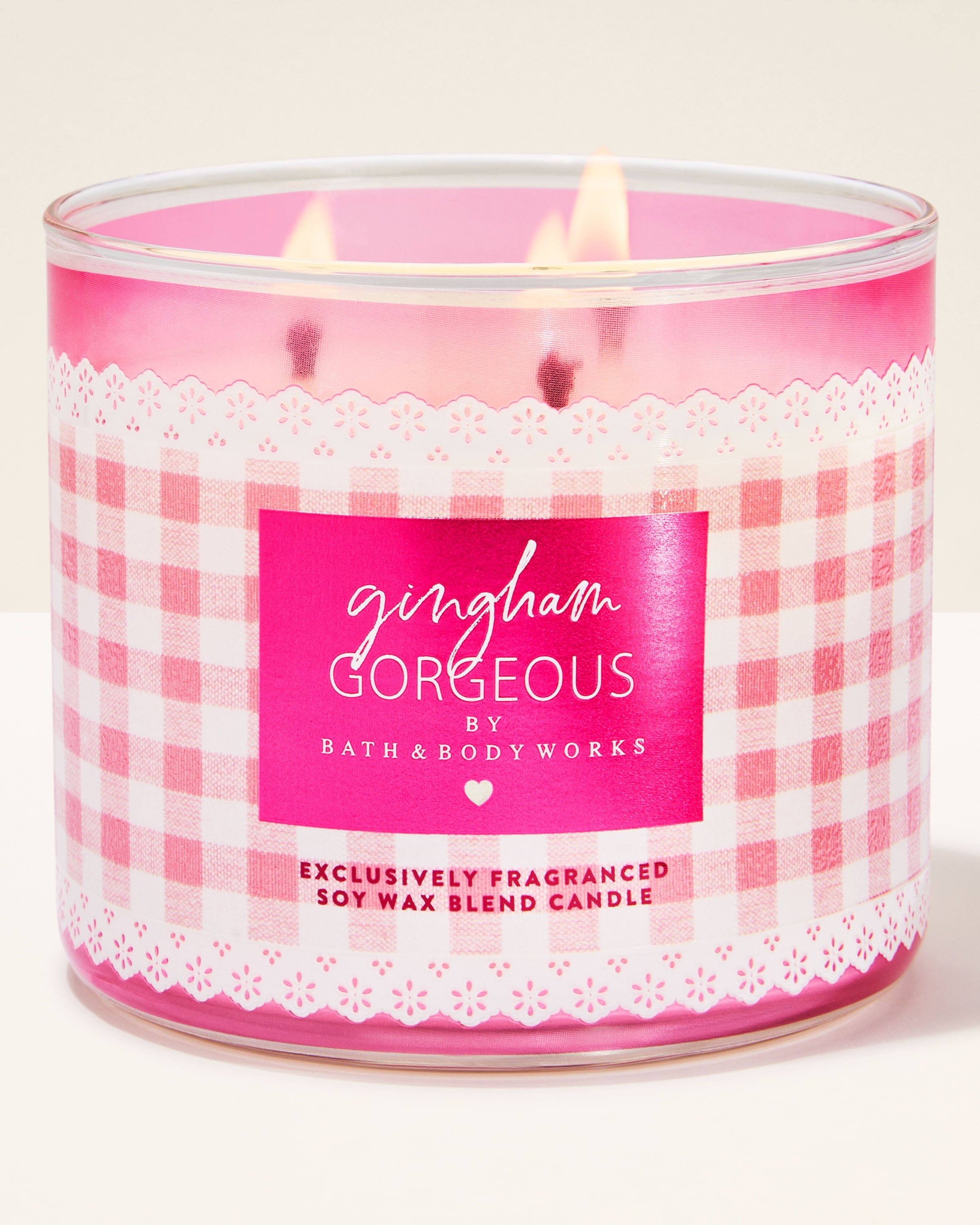 Vela 3 mechas Gingham Gorgeous