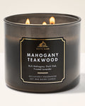 Vela 3 mechas Mahogany Teakwood