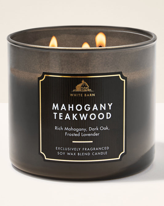 Vela 3 mechas Mahogany Teakwood