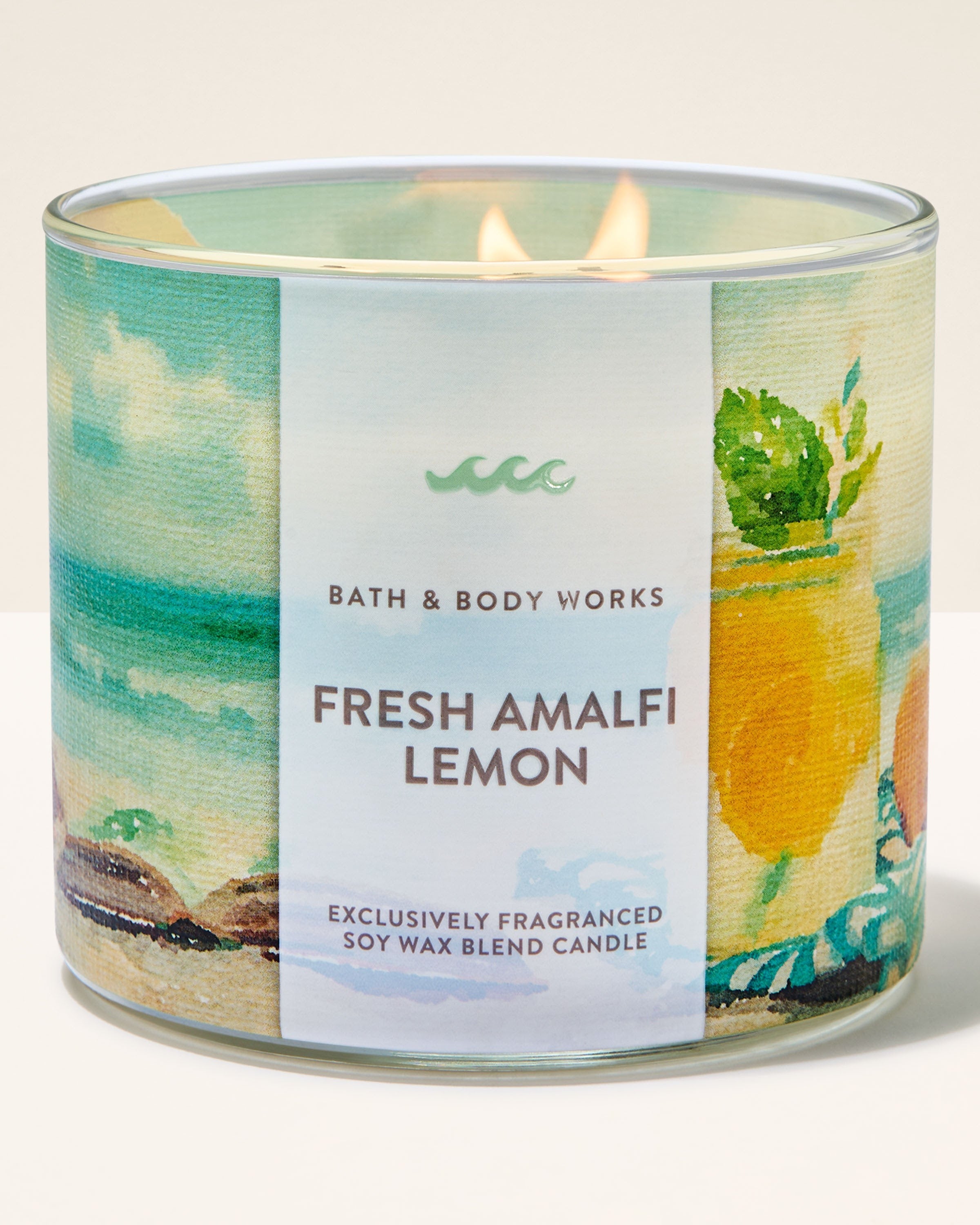 Vela 3 mechas Fresh Amalfi Lemon