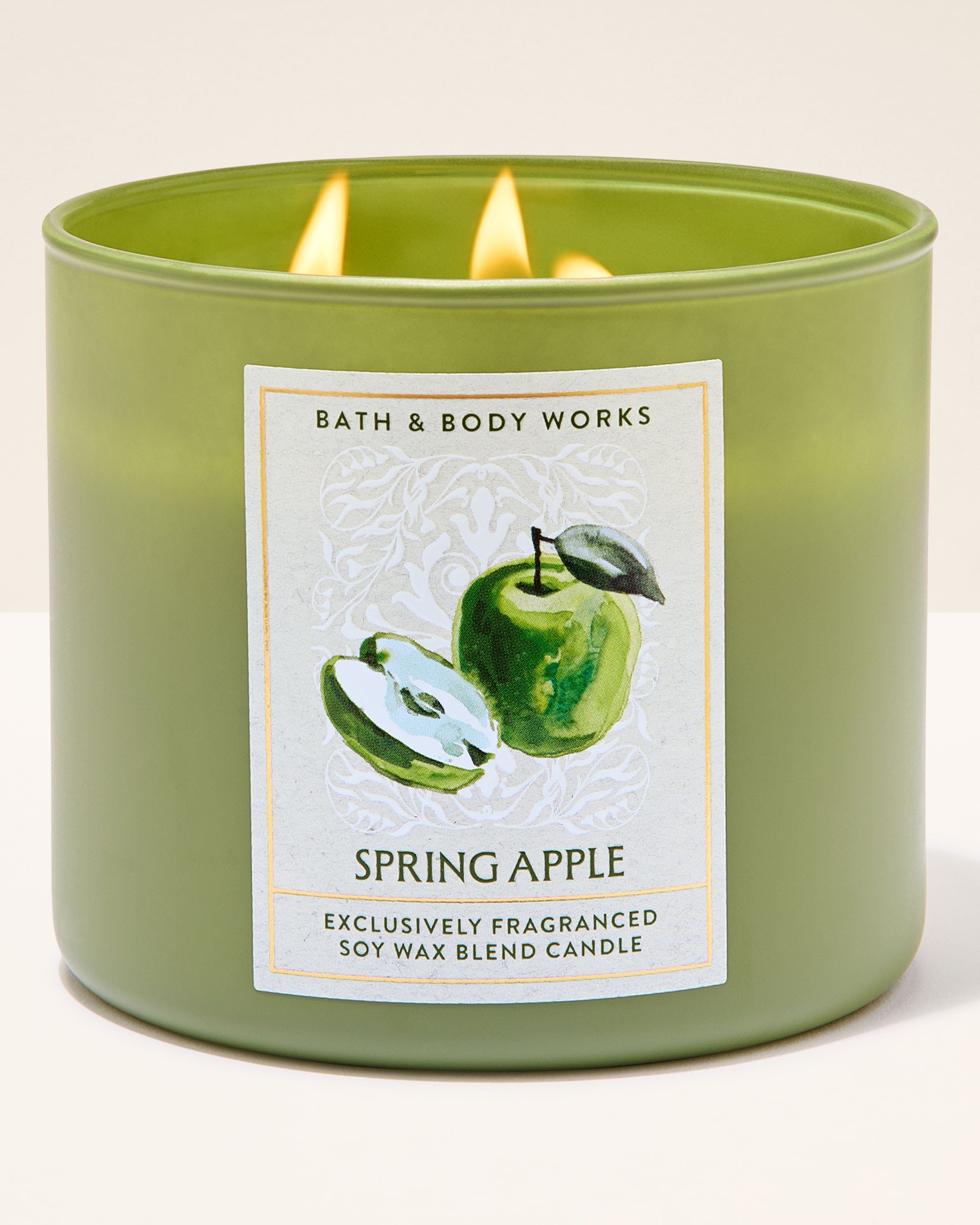 Vela 3 mechas Spring Apple