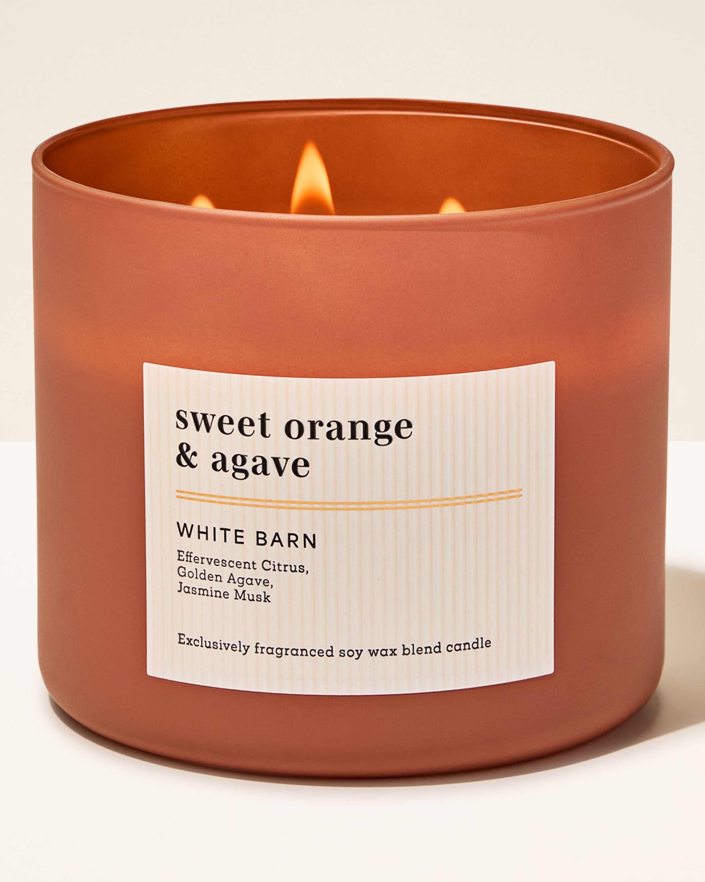 Vela 3 mechas Sweet Orange & Agave