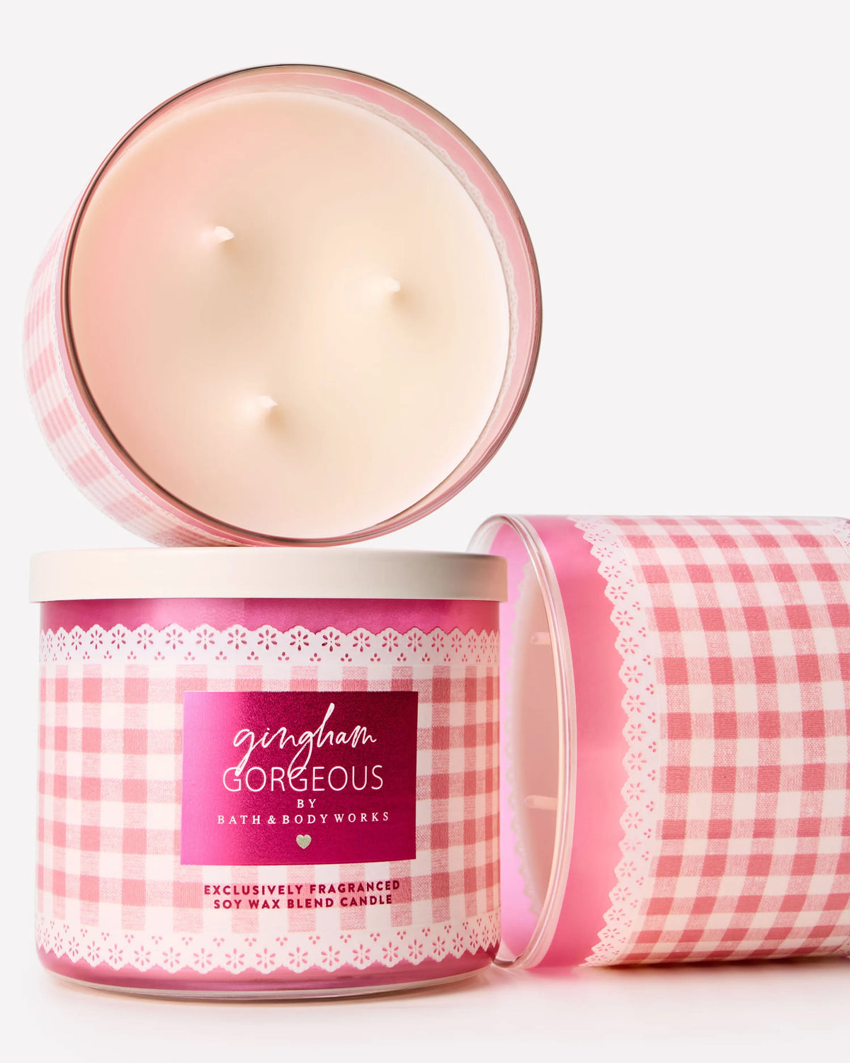 Vela 3 mechas Gingham Gorgeous