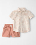 Conjunto de camisa y shorts para pequeños