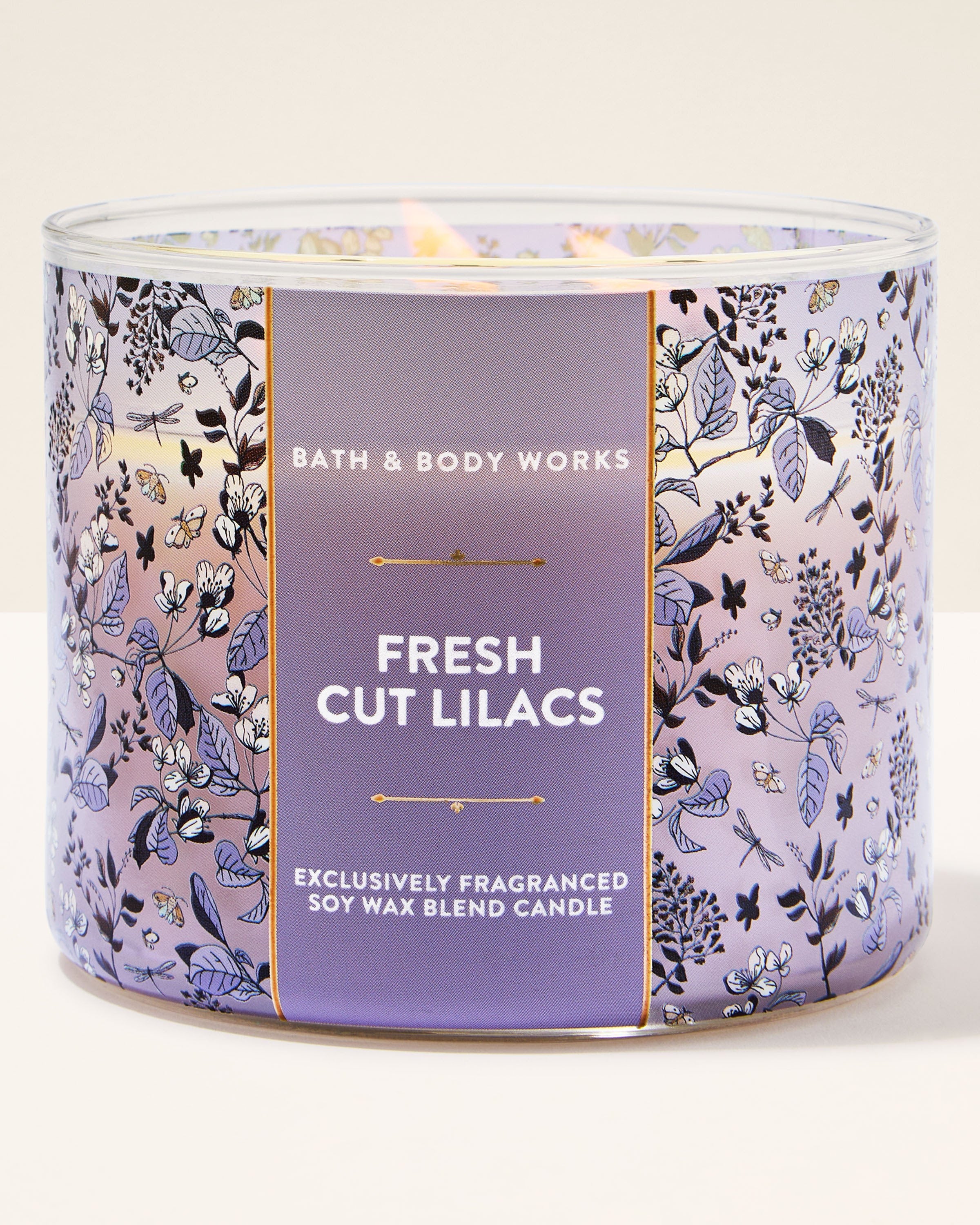 Vela 3 mechas Fresh Cut Lilacs