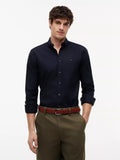 Camisa manga larga unicolor Oxford