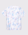 Franela cuello redondo tie dye con logo para niño