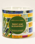 Vela 3 mechas Sweet Kiwi & Starfruit