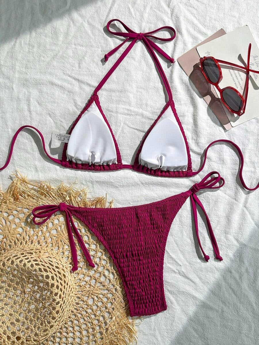 Bikini con detalle retorcido