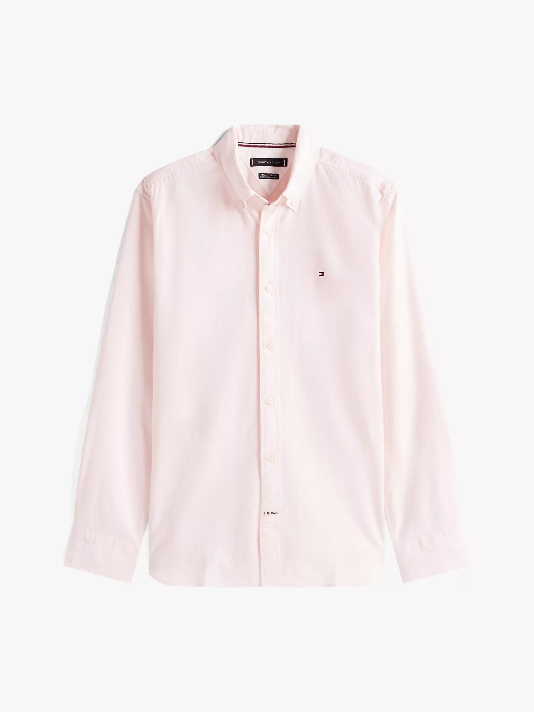 Camisa manga larga unicolor Oxford