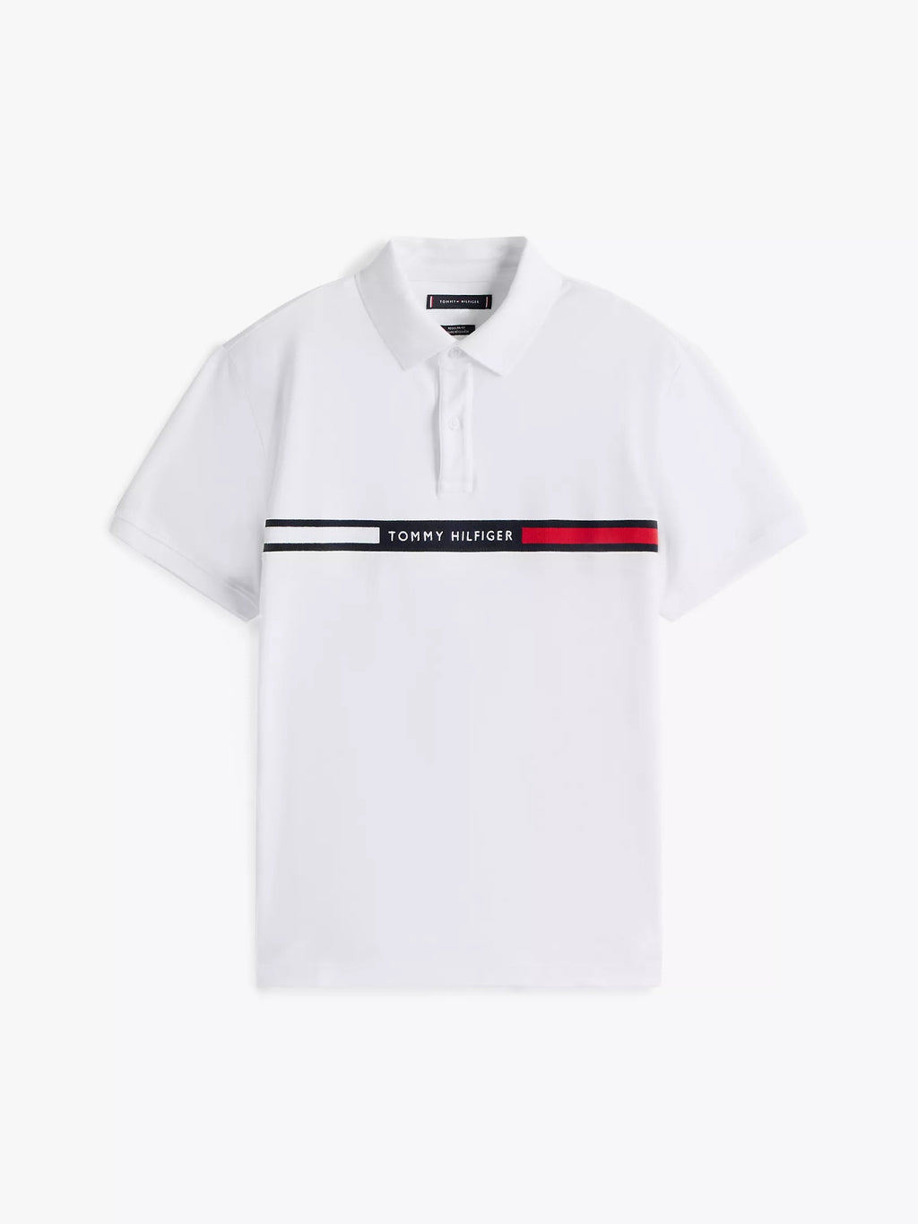 Chemise regular con logo bandera bordada central