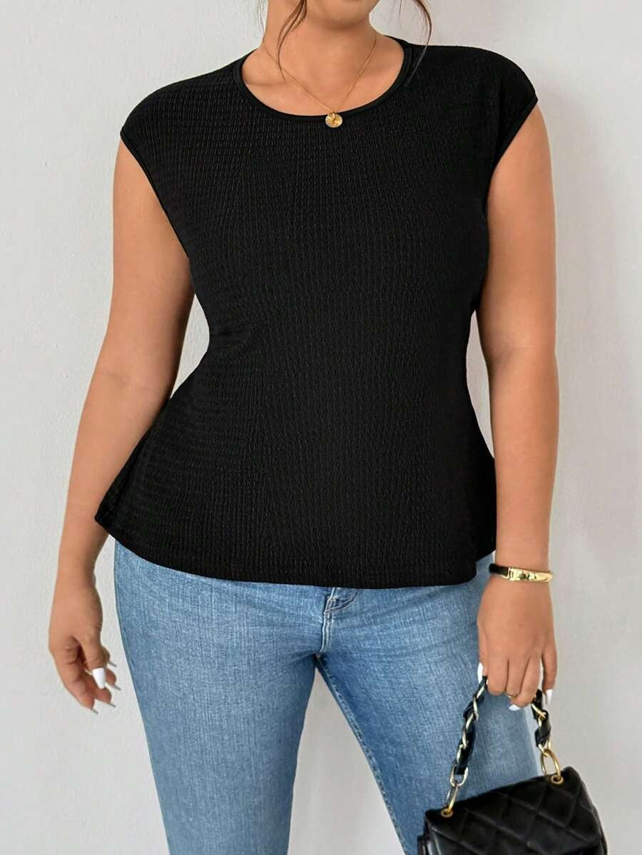 Blusa con diseño de espalda hueca