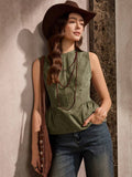 Blusa holgada con volantes