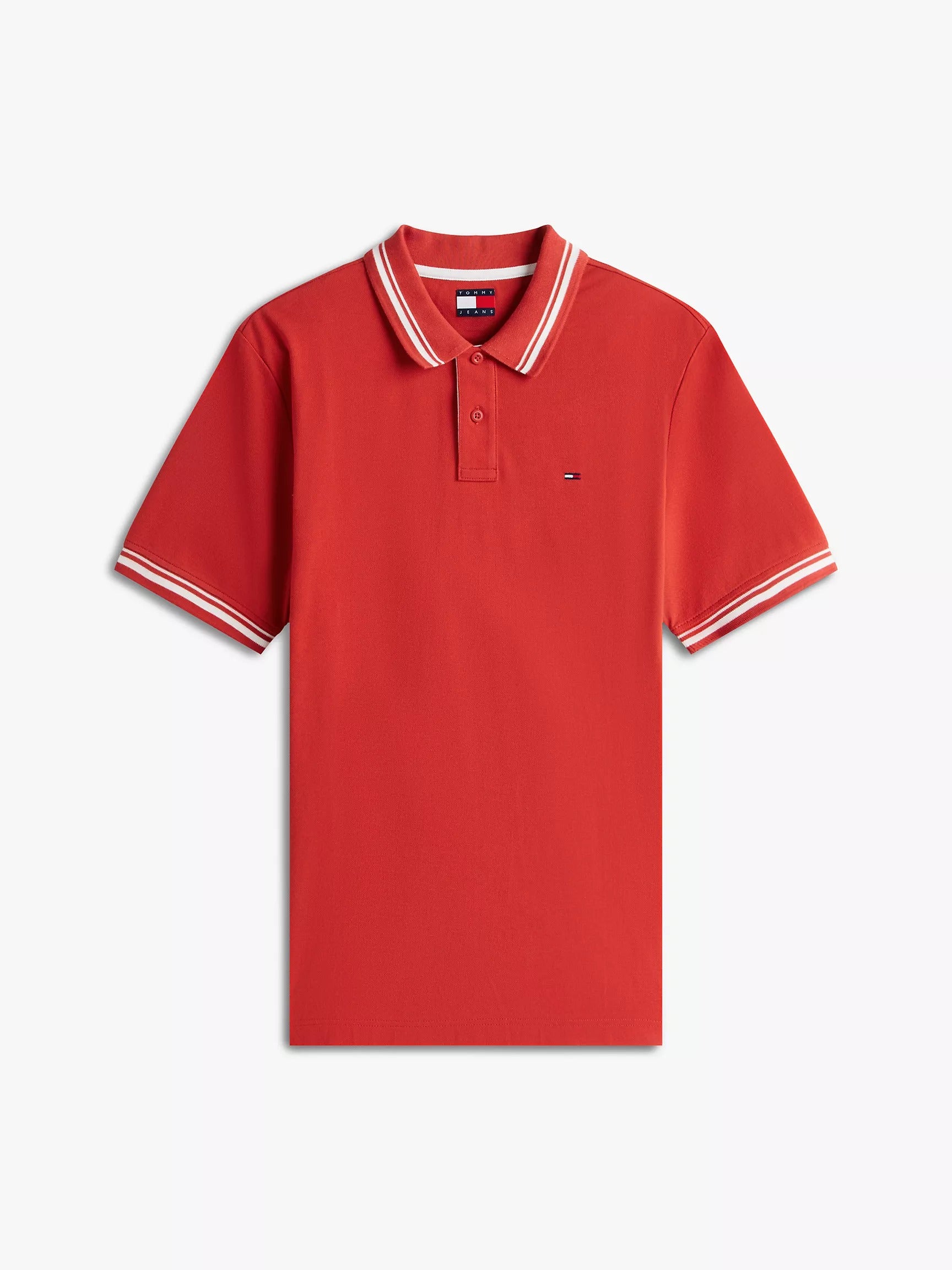 Chemise regular con cuello y mangas ribeteadas