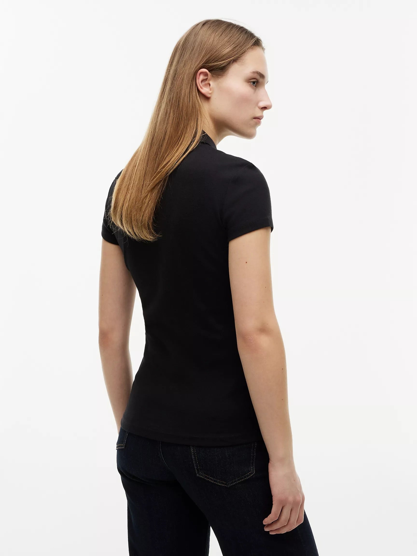 Chemise ajustada con cremallera de aro