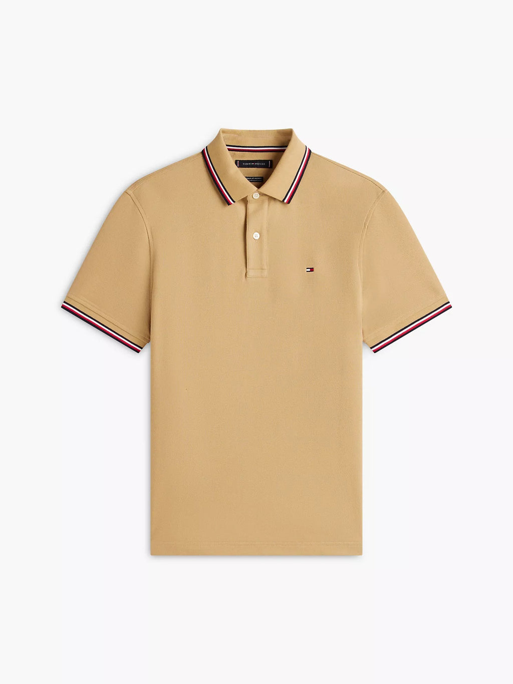 Chemise unicolor con cuello ribeteado