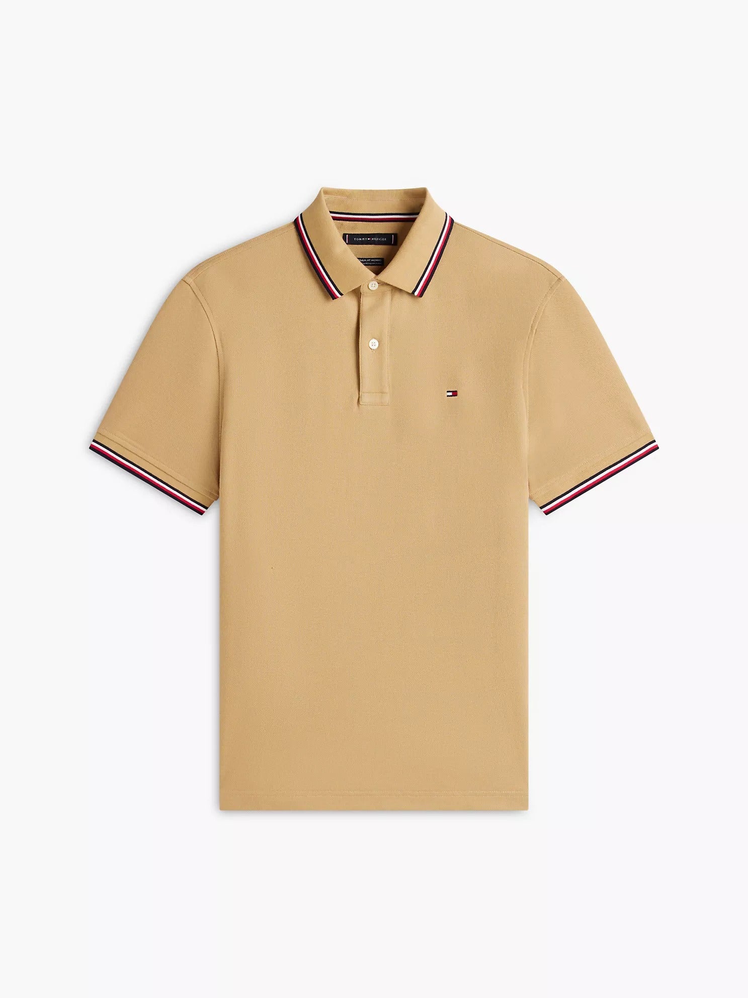 Chemise unicolor con cuello ribeteado