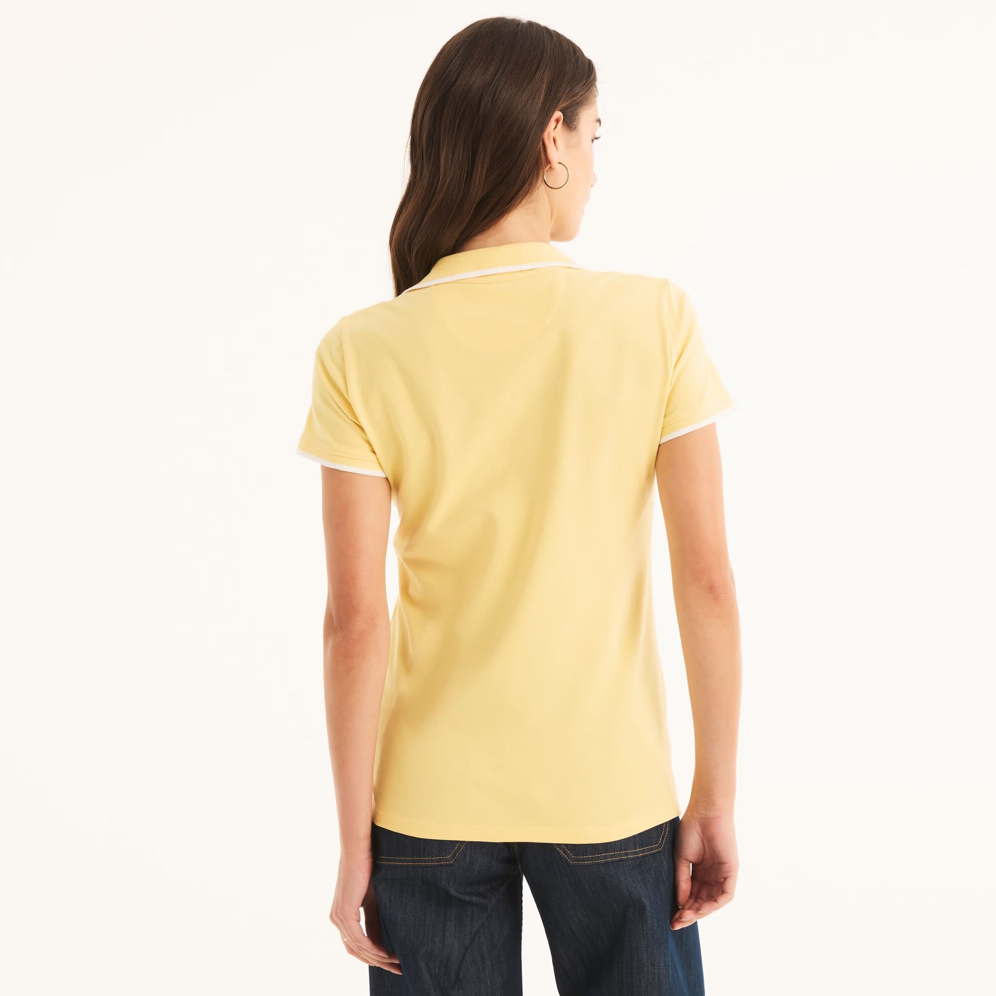 Chemise cuello en V sin botones
